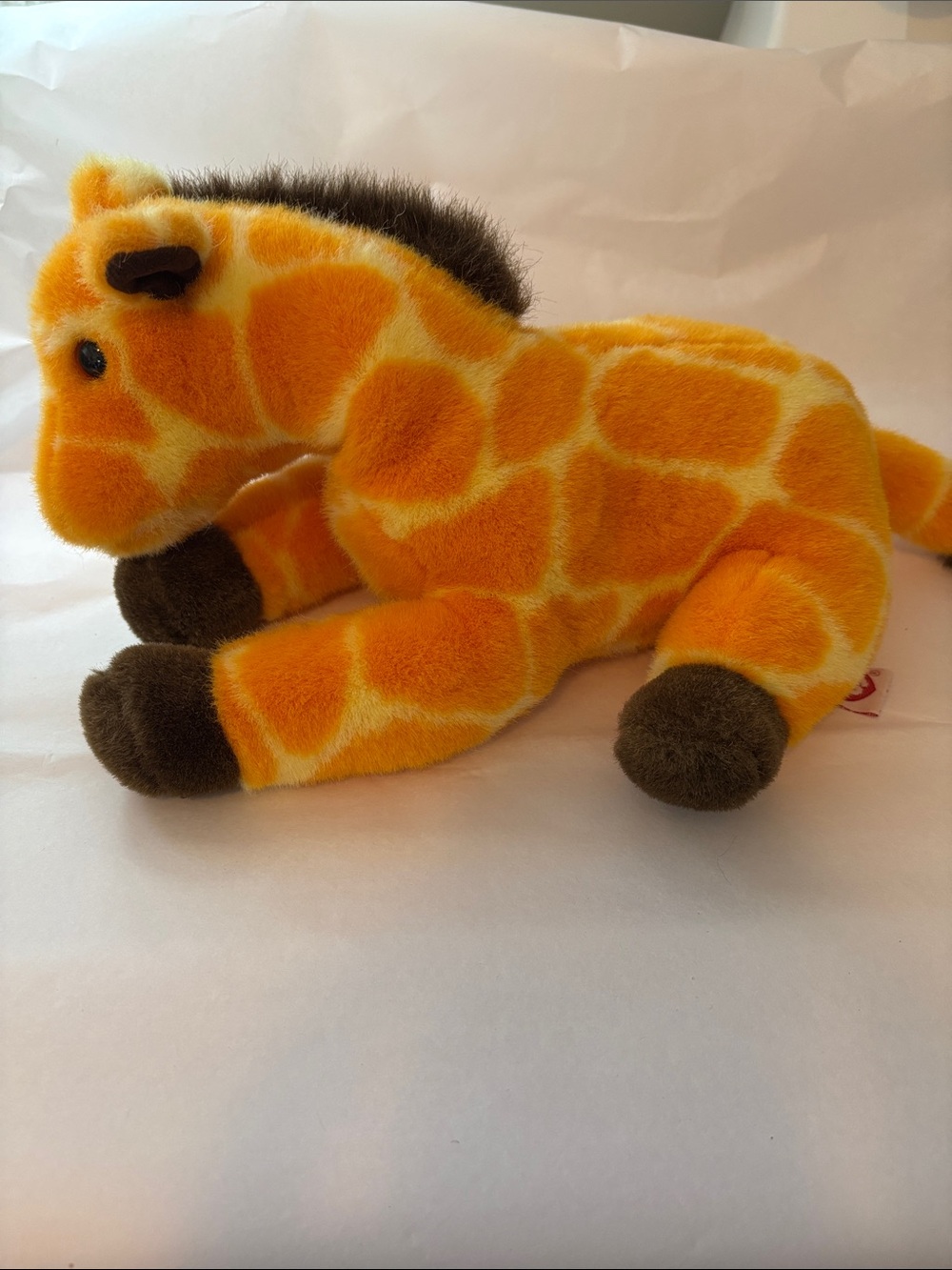 Ty Plush “Twigs” Giraffe - Orange and Brown